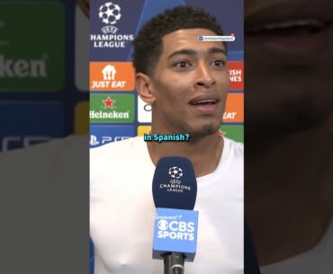 Bellingham’s Spanish is getting better! 🔥