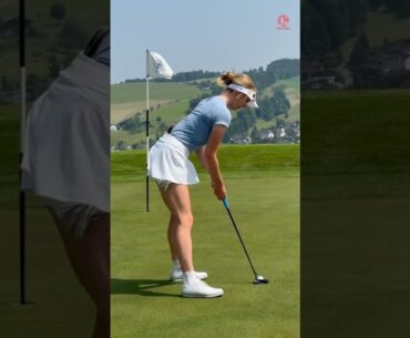 Play a hole with Grace #funny #shorts #reels #golf #girl #asmr