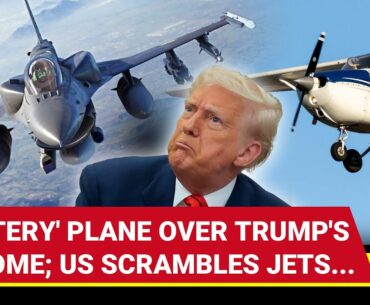 US F-16 Jet Intercepts 'SUSPICIOUS' Aircraft Over Trump's Golf Club; Trump Assassination Bid?