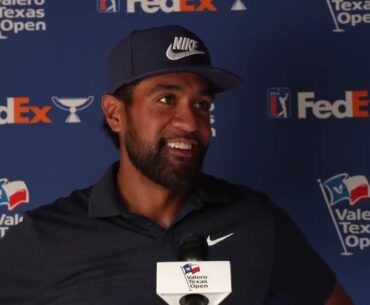 Tony Finau's Clutch Ace Saves the Cut! 🎯 | 2025 Valero Texas Open Friday Flash Interview