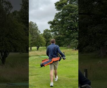 Taking my new Sunday Golf LOMA Par 3 golf bag for a test run #golf #par3 #golfbag