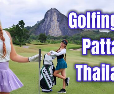 I Played at the BEST GOLF COURSE in Pattaya Thailand