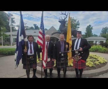 Meet the bagpipe player who is an integral part of the John Deere Classic trophy presentation