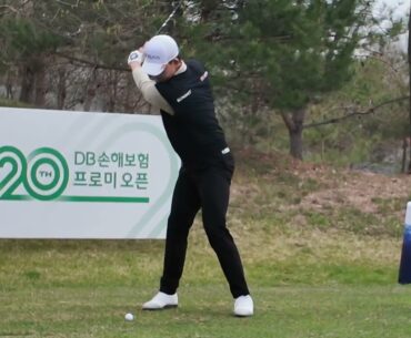 KPGA 김비오 프로 투어 베테랑 우드는 가볍게 쓸어 치듯이