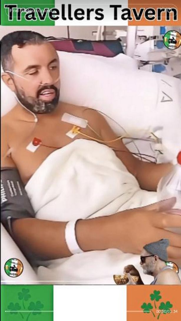 Walker in hospital