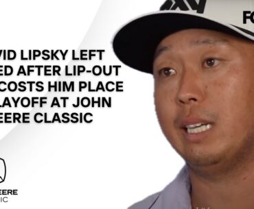 David Lipsky Reflects On Heartbreaking Putt That Cost Him  Playoff Spot At John Deere Classic