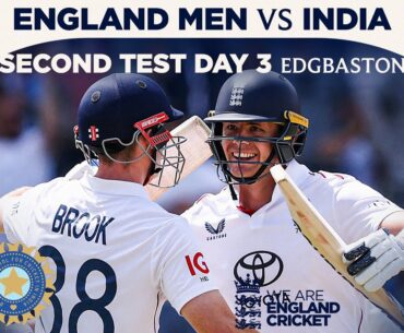 Smith & Brook Hit 150's But India Take Charge | Highlights - England v India Day 3 | Rothesay Test