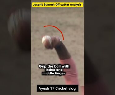 Bumrah slower cutter boll grip ⚾⚾ #shortvideo #bolwingtips #trendingshorts #cricketbowling #viral