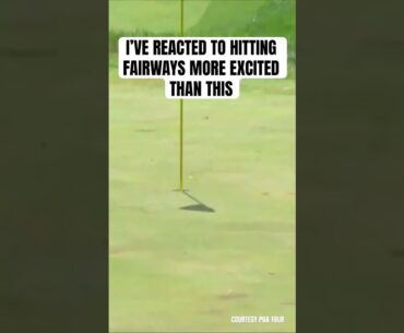 YAWN. Just another hole-out eagle. #pga #pgatour #golf #progolf #golfswing #fullswing #netflix