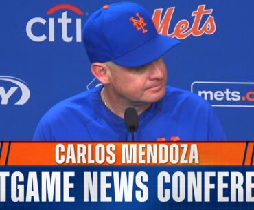 Carlos Mendoza on frustrations with the umpires 'the whole game' after Mets loss to Yankees