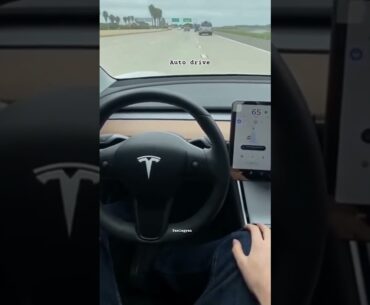 TESLACAR  auto driver mode #tesla #cars #science #shorts #elonmusk #trending #top