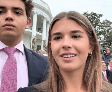 The eldest grandchildren of President Trump, Donald Trump III and Kai Trump, were at the White House over the Easter weekend.