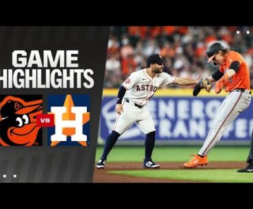 Orioles vs. Astros Game Highlights (6/22/24) | MLB Highlights