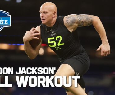 Landon Jackson's 2025 NFL Scouting Combine workout