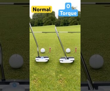 Normal vs 0 Torque Odyssey Putter #golf #golfer #golfputting