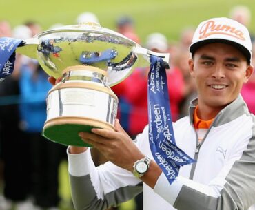 Scottish Open champion Rickie Fowler wanted to move to village of 2015 win, gave clubhouse gift and spent practice teaching local youngsters