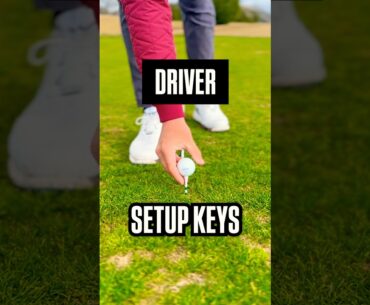 Driver Shoulder Tilt is Key ✅ #golf #golftips