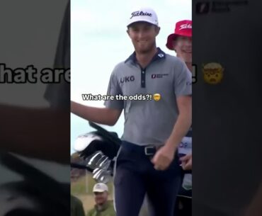 Will Zalatoris’ ball ended up on top of another player’s ball marker at the Genesis Scottish Open 😳