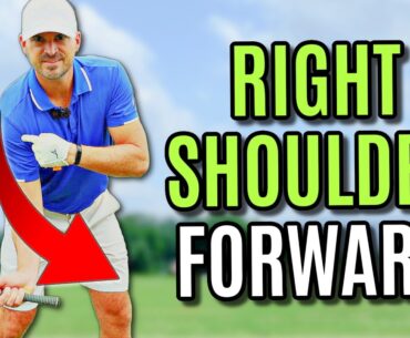 Hitting The Ball With Your Right Shoulder Makes The Golf Swing So Much Easier