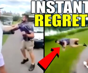 Golfer IMMEDIATELY Regrets Picking a Fight with Former Athlete