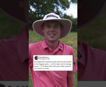 Why This PGA Tour Pro Putted with His Eyes Closed on a Crucial Shot 🧠⛳️