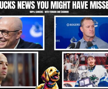 CANUCKS NEWS YOU MIGHT HAVE MISSED: Patrik Allvin Long Interview, Pettersson, Adam Foote, Centers!