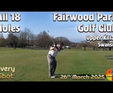 18 Holes at Fairwood Park Golf Club. Every shot golf vlog from the course where I first started golf