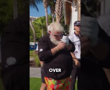 John Daly Shows Up LATE to Tee Time... Classic Daly! #shorts