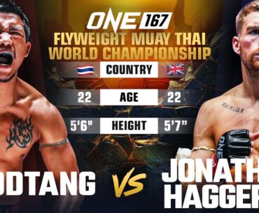 Legendary Muay Thai Rivalry ⚔ Rodtang vs. Haggerty I | Full Fight