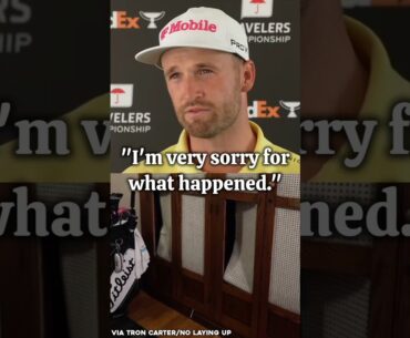 Wyndham Clark is sorry #golf