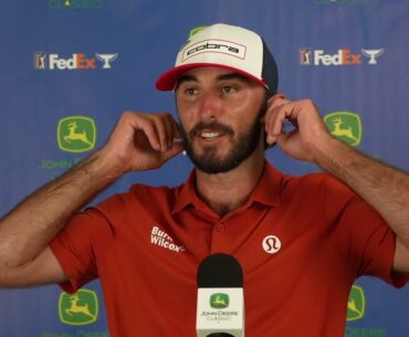 2025 John Deere Classic   Max Homa Friday Flash Interview