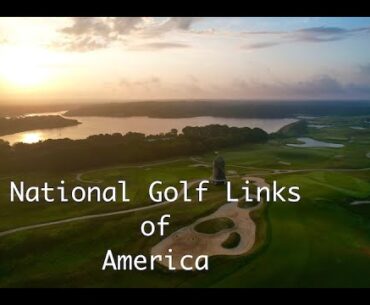 Drone Flight: Early Morning at National Golf Links Of America (Southampton, NY)