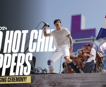 The Red Hot Chili Peppers perform at the #Paris2024 Closing Ceremony! 🌶️ | Music Monday