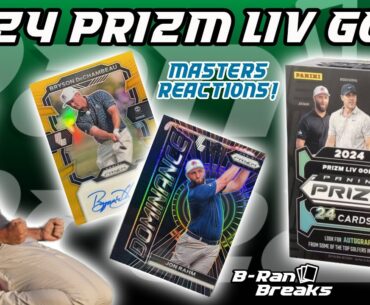 LIV GOLF BLASTERS! 🔥 MASTERS REACTIONS! 2024 PRIZM LIV Golf Blaster Boxes! Rory wins it! ⛳️