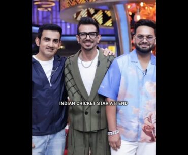 Indian cricket stars attend a show #kapilsharma #gautamgambhir #rishabhpant