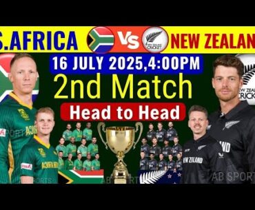 Tri Series 2025 2nd Match |South Africa vs New Zealand Details -Both Teams Final Playing 11|SA vs NZ