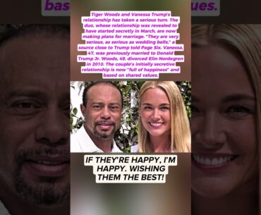 Are Tiger Woods and Vanessa Trump heading for marriage? “Wedding bells are ringing”