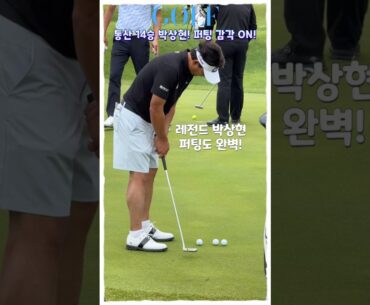 통산 14승 레전드 박상현! 퍼팅 감각 예열 중🎯