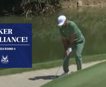 Jason Day Holes Out from the Bunker! | 2024 PGA Championship