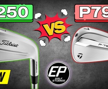 WHICH IS BEST?! Titleist T250 vs Taylormade P790 - Players Distance Battle (WITH MISHITS!)
