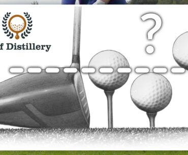 How high should you tee your golf ball with your driver?