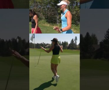 That was not expected ! #golf #ladygolfer #golfswing #ladiesgolf #funny
