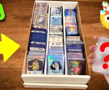$50 LOADED SPORTS CARDS BOX FROM GOODWILL🔥