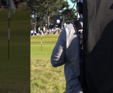 Sepp Straka plays the par 3 17th @ the Scottish open (with PGA Tour Radio commentary) #pgatour #golf