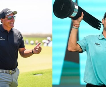 Phil Mickelson jokingly takes a dig at Joaquin Niemann for making his shot 'look harder'