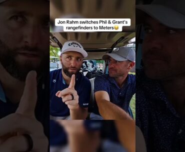 Jon Rahm pranks Phil Mickelson #shorts #golf #pga