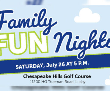 Family Fun Night Returns To Chesapeake Hills Golf Course July 26