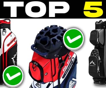 TOP 5 BEST GOLF CART BAGS 2025 | Value for Money GOLF BAGS on AMAZON