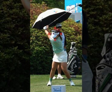 #리슈잉 스윙. 약간 허인회 선수 느낌? 정산 그런가요? #골프 #golf (구독은 좋아요)