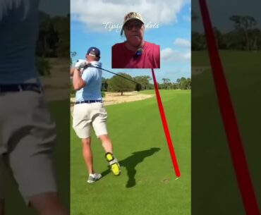 What Happens When Tiger Woods Plays Golf on His KNEES? #shorts #tigerwoods